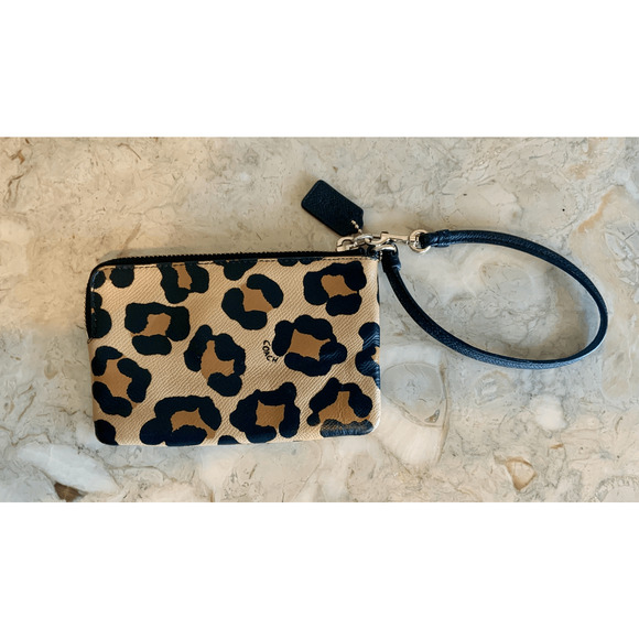Coach Leopard Print Wristlet - Picture 3 of 10